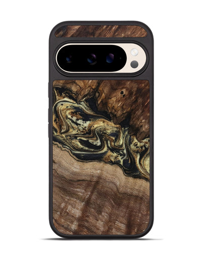 Pixel 10 Wood Phone Case - Skylar (Black & White, 800085)