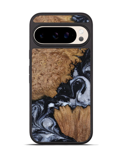 Pixel 10 Wood Phone Case - Tonja (Black & White, 800086)