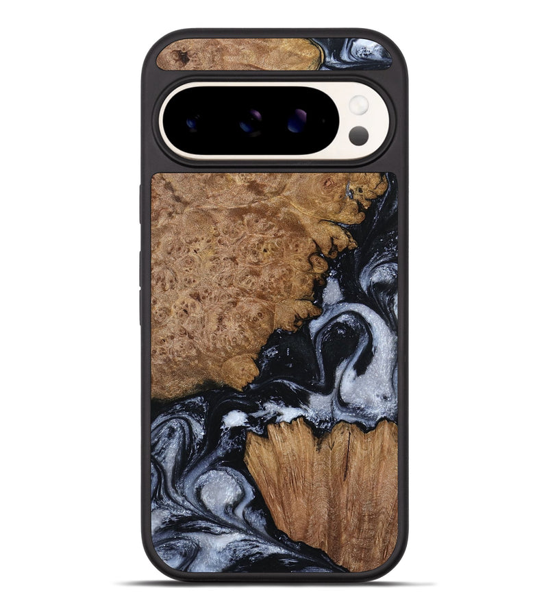 Pixel 9 Pro XL Wood Phone Case - Tonja (Black & White, 800086)