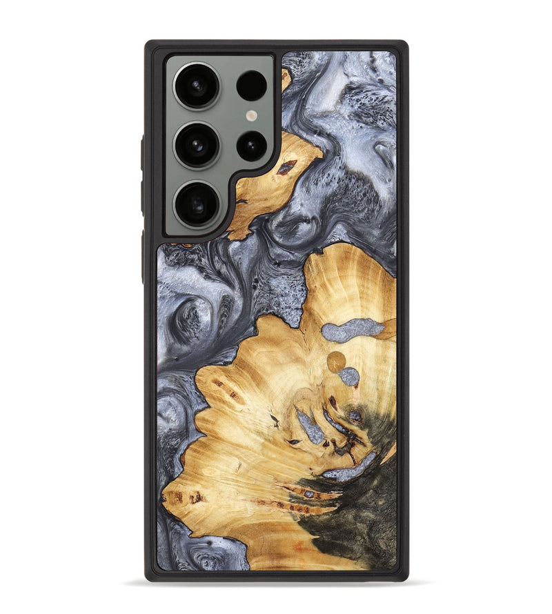 Galaxy S23 Ultra Wood Phone Case - Kellan (Black & White, 800087)