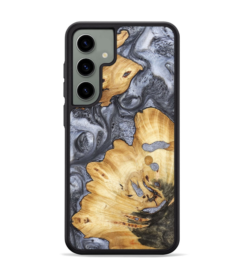Galaxy S24 Plus Wood Phone Case - Kellan (Black & White, 800087)