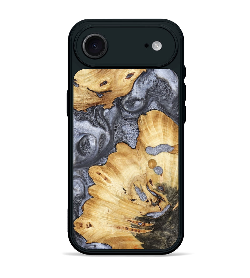 iPhone 17 Air Wood Phone Case - Kellan (Black & White, 800087)
