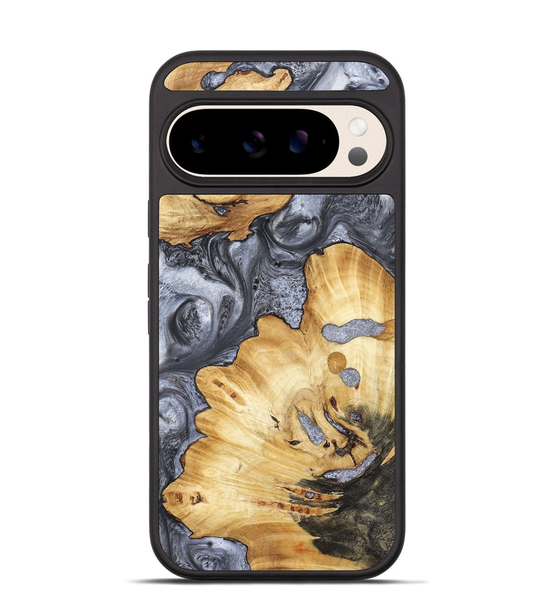 Pixel 10 Wood Phone Case - Kellan (Black & White, 800087)