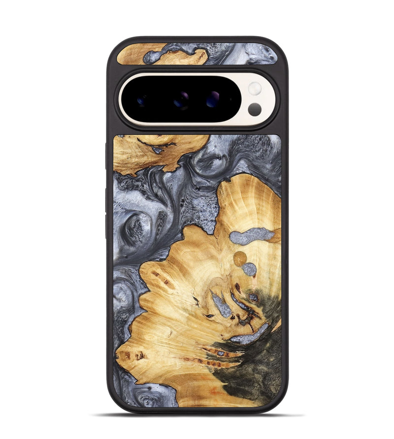 Pixel 9 Pro Wood Phone Case - Kellan (Black & White, 800087)