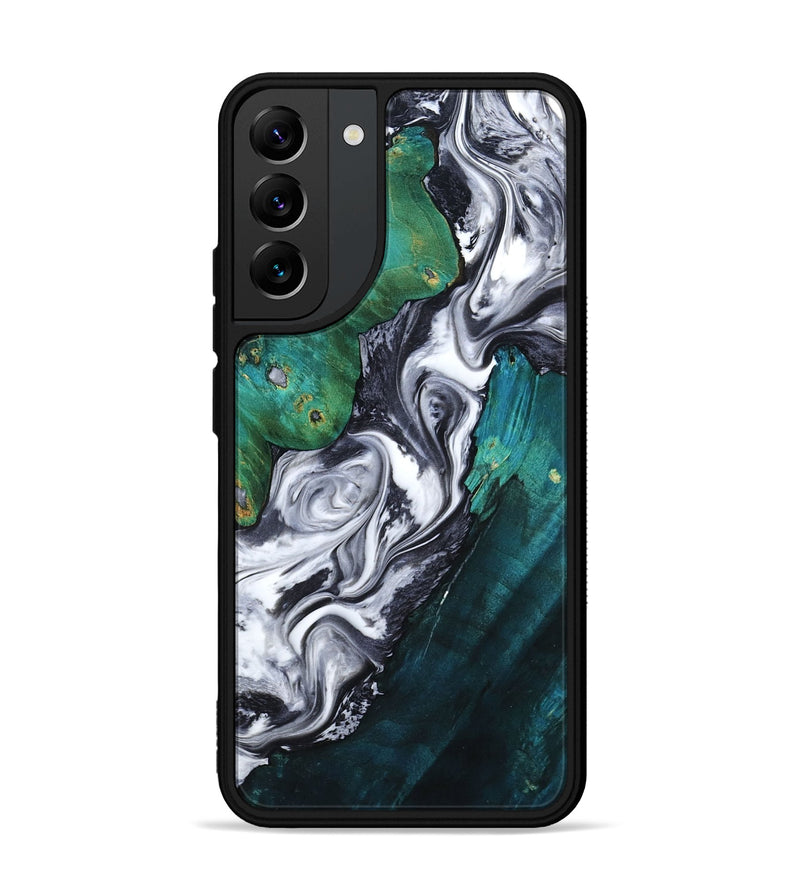 Galaxy S22 Plus Wood Phone Case - Jill (Black & White, 800088)