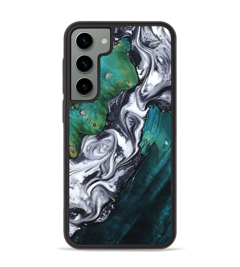 Galaxy S23 Plus Wood Phone Case - Jill (Black & White, 800088)