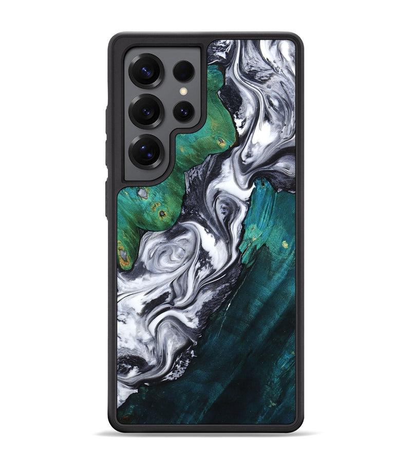 Galaxy S25 Ultra Wood Phone Case - Jill (Black & White, 800088)