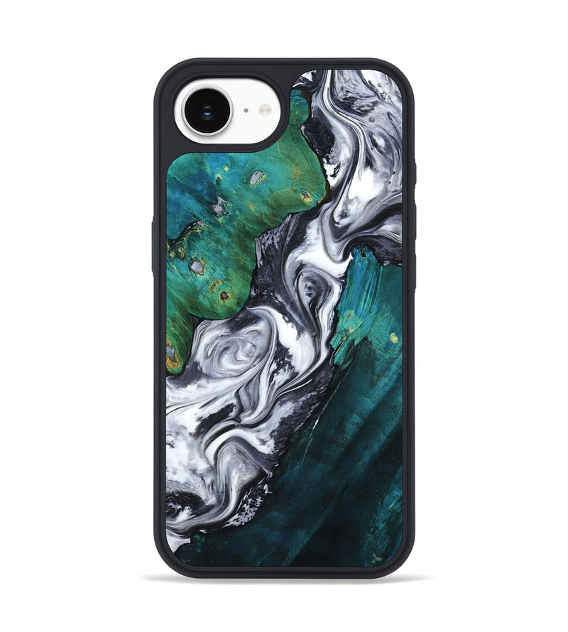 iPhone 16e Wood Phone Case - Jill (Black & White, 800088)