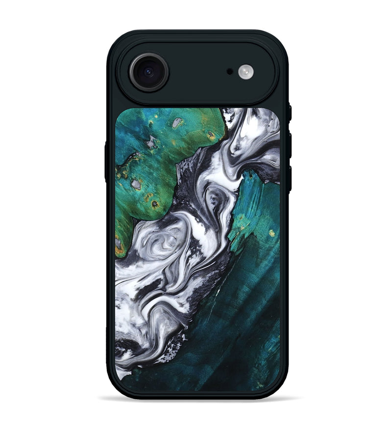 iPhone 17 Air Wood Phone Case - Jill (Black & White, 800088)