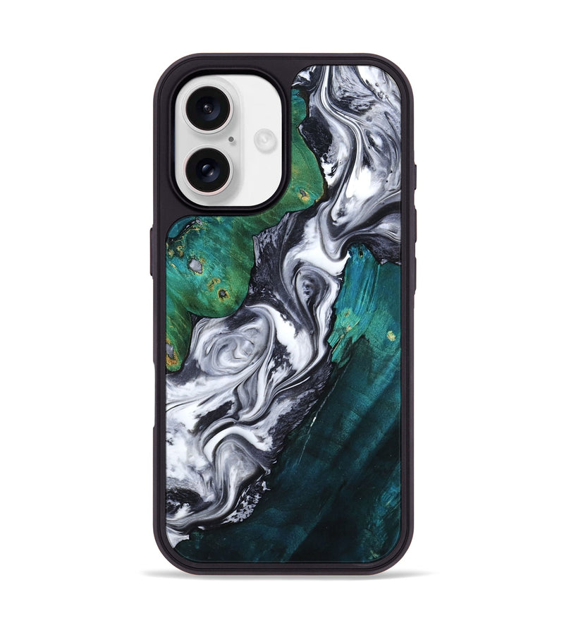 iPhone 17 Wood Phone Case - Jill (Black & White, 800088)