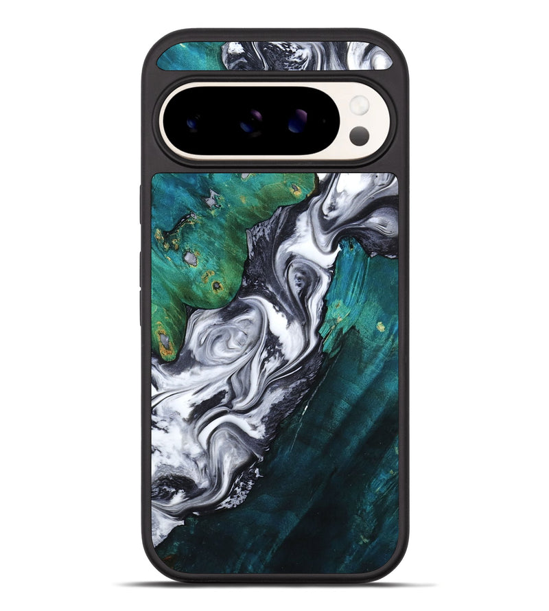 Pixel 10 Pro XL Wood Phone Case - Jill (Black & White, 800088)
