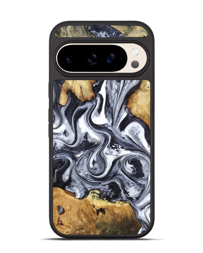 Pixel 10 Wood Phone Case - Loula (Black & White, 800089)