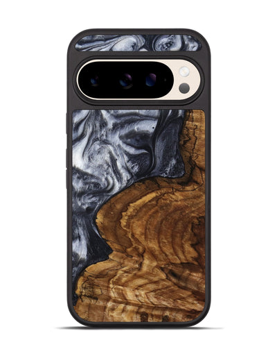 Pixel 10 Wood Phone Case - Jeana (Black & White, 800090)