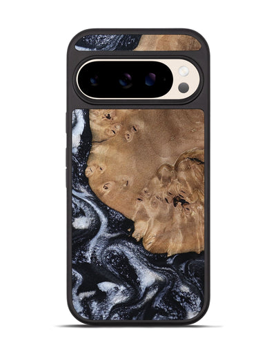 Pixel 10 Wood Phone Case - Mila (Black & White, 800091)