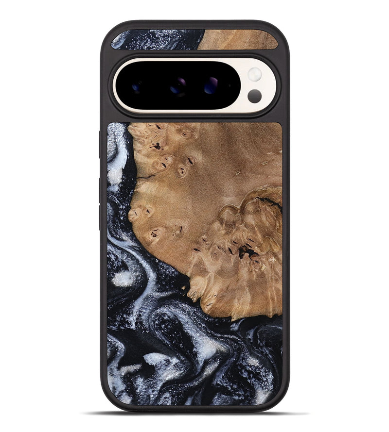 Pixel 10 Pro XL Wood Phone Case - Mila (Black & White, 800091)