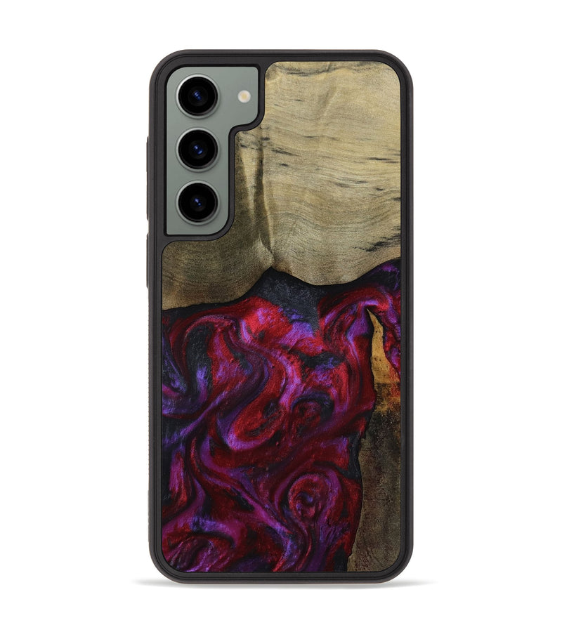 Galaxy S23 Plus Wood Phone Case - Deven (Red, 800092)