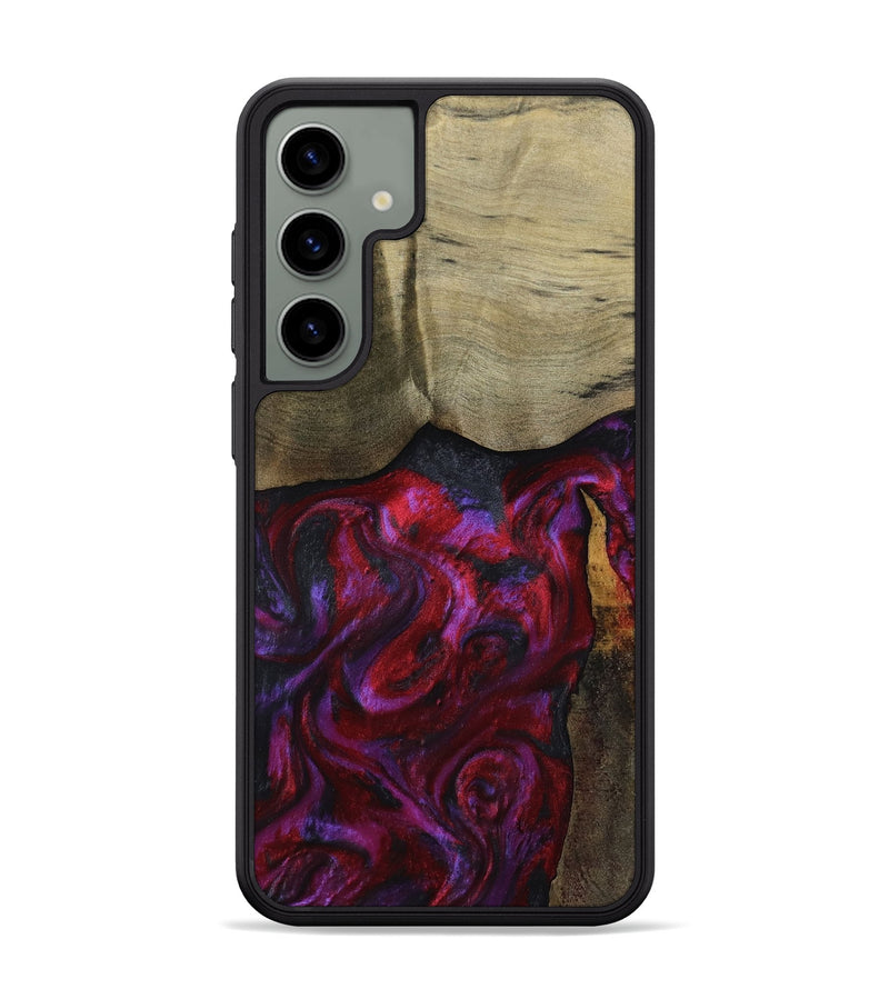 Galaxy S24 Plus Wood Phone Case - Deven (Red, 800092)