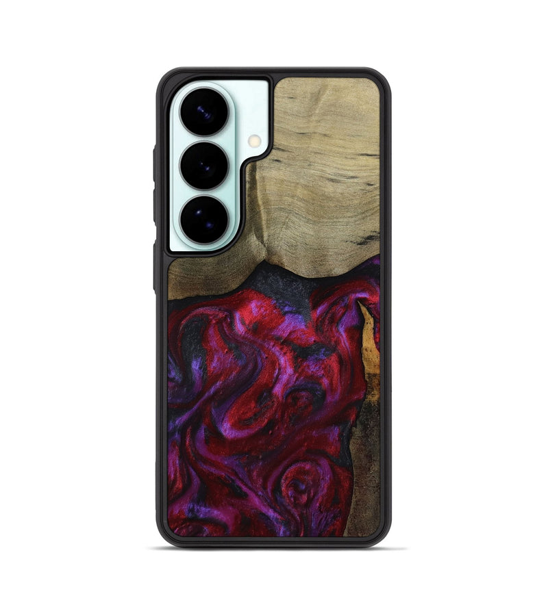 Galaxy S26 Wood Phone Case - Deven (Red, 800092)