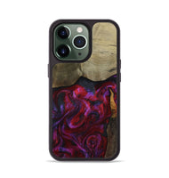 iPhone 13 Pro Wood Phone Case - Deven (Red, 800092)