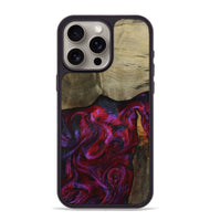 iPhone 15 Pro Max Wood Phone Case - Deven (Red, 800092)