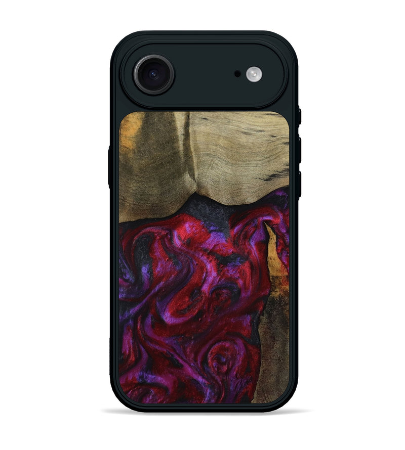 iPhone 17 Air Wood Phone Case - Deven (Red, 800092)