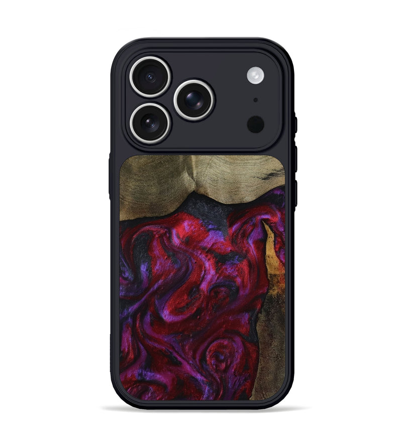 iPhone 17 Pro Wood Phone Case - Deven (Red, 800092)