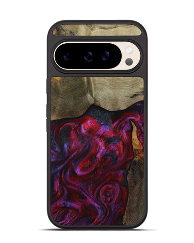 Pixel 10 Wood Phone Case - Deven (Red, 800092)