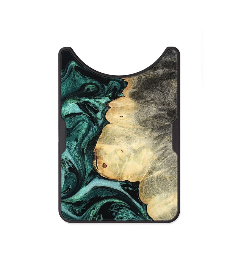 Alloy Wood Wallet - Adela (Green, 800093)