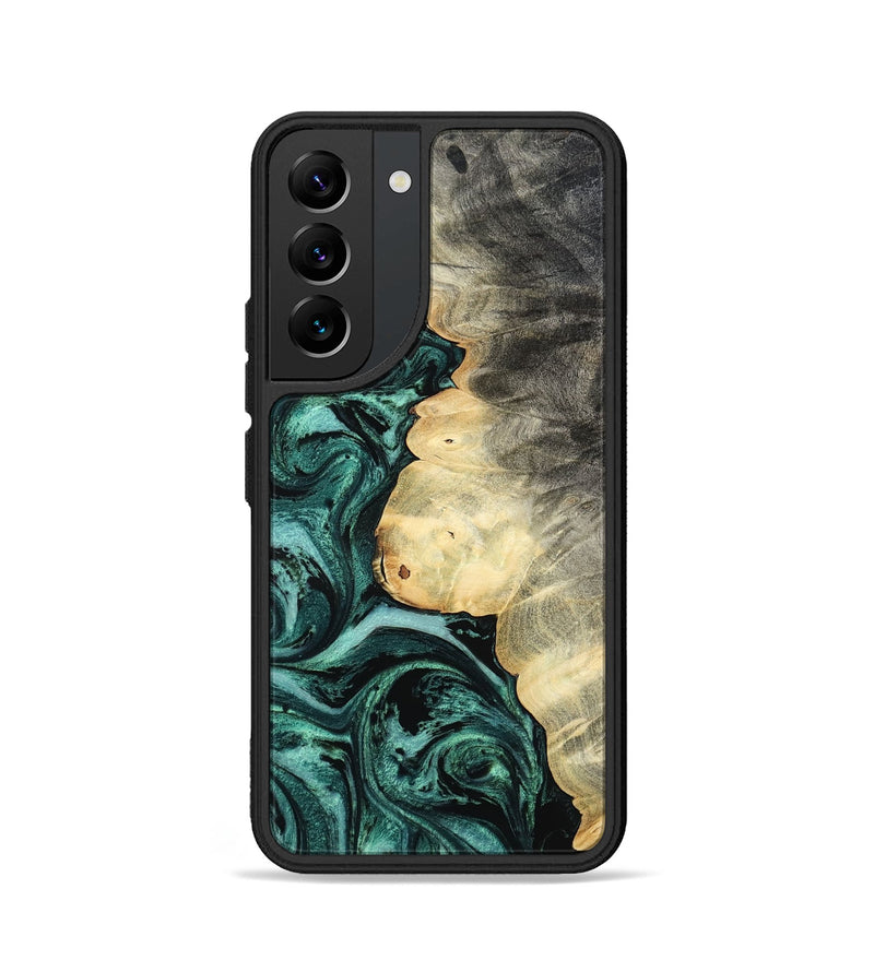 Galaxy S22 Wood Phone Case - Adela (Green, 800093)