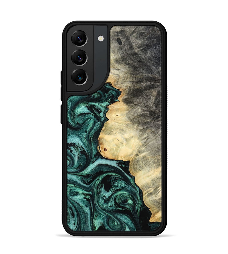 Galaxy S22 Plus Wood Phone Case - Adela (Green, 800093)