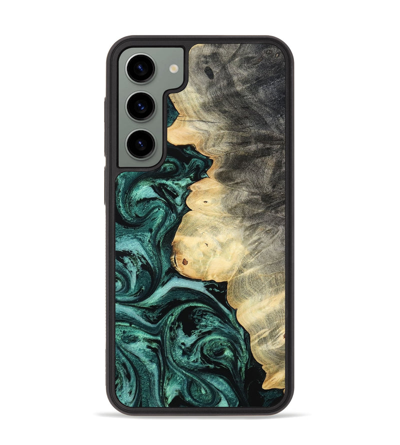 Galaxy S23 Plus Wood Phone Case - Adela (Green, 800093)
