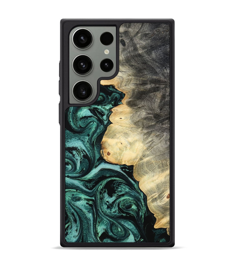 Galaxy S24 Ultra Wood Phone Case - Adela (Green, 800093)