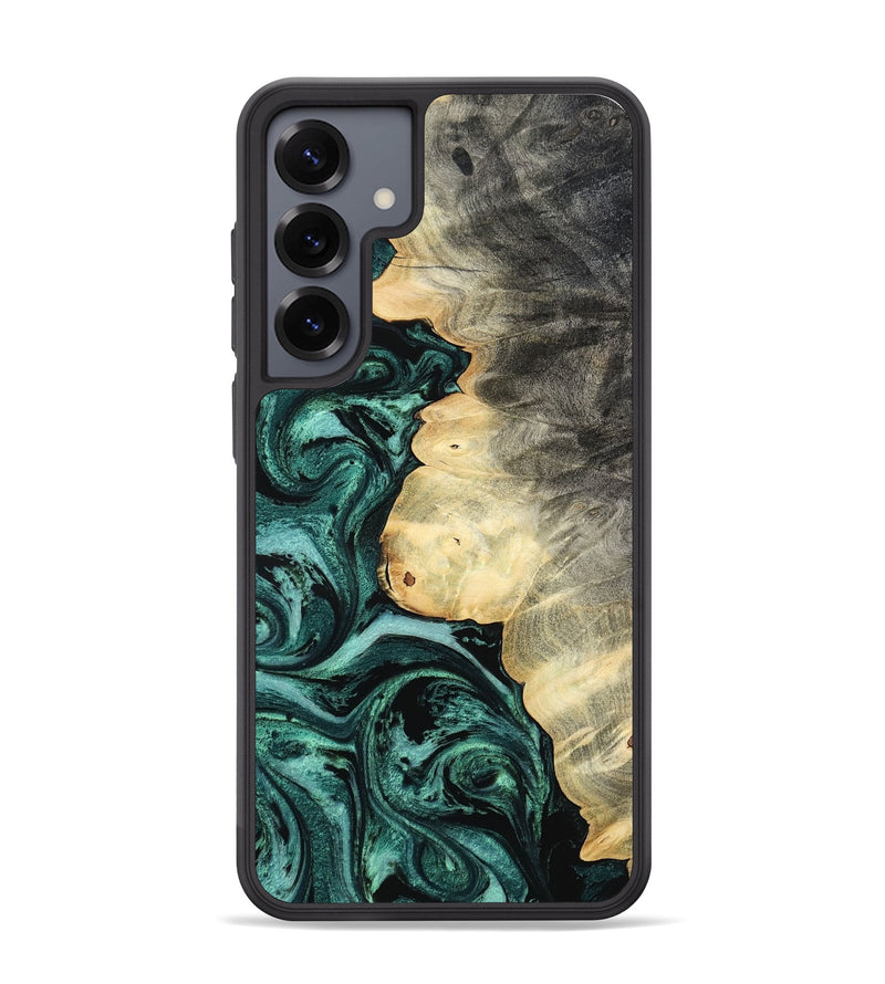 Galaxy S25 Plus Wood Phone Case - Adela (Green, 800093)