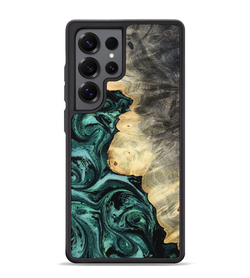 Galaxy S25 Ultra Wood Phone Case - Adela (Green, 800093)