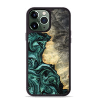 iPhone 13 Pro Max Wood Phone Case - Adela (Green, 800093)