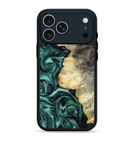 iPhone 17 Pro Max Wood Phone Case - Adela (Green, 800093)