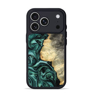 iPhone 17 Pro Wood Phone Case - Adela (Green, 800093)