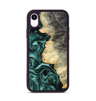 iPhone Xr Wood Phone Case - Adela (Green, 800093)