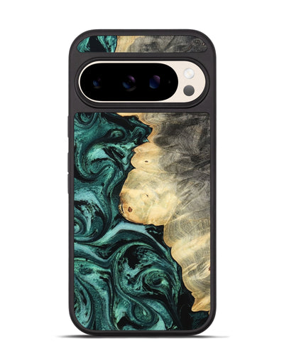 Pixel 10 Wood Phone Case - Adela (Green, 800093)