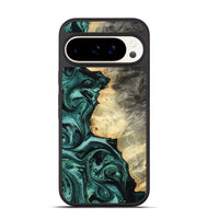 Pixel 9 Wood Phone Case - Adela (Green, 800093)