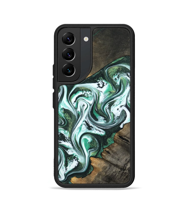 Galaxy S22 Wood Phone Case - Philip (Green, 800094)