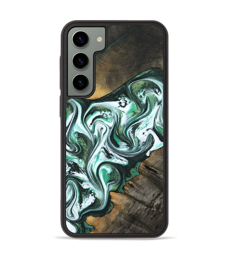 Galaxy S23 Plus Wood Phone Case - Philip (Green, 800094)