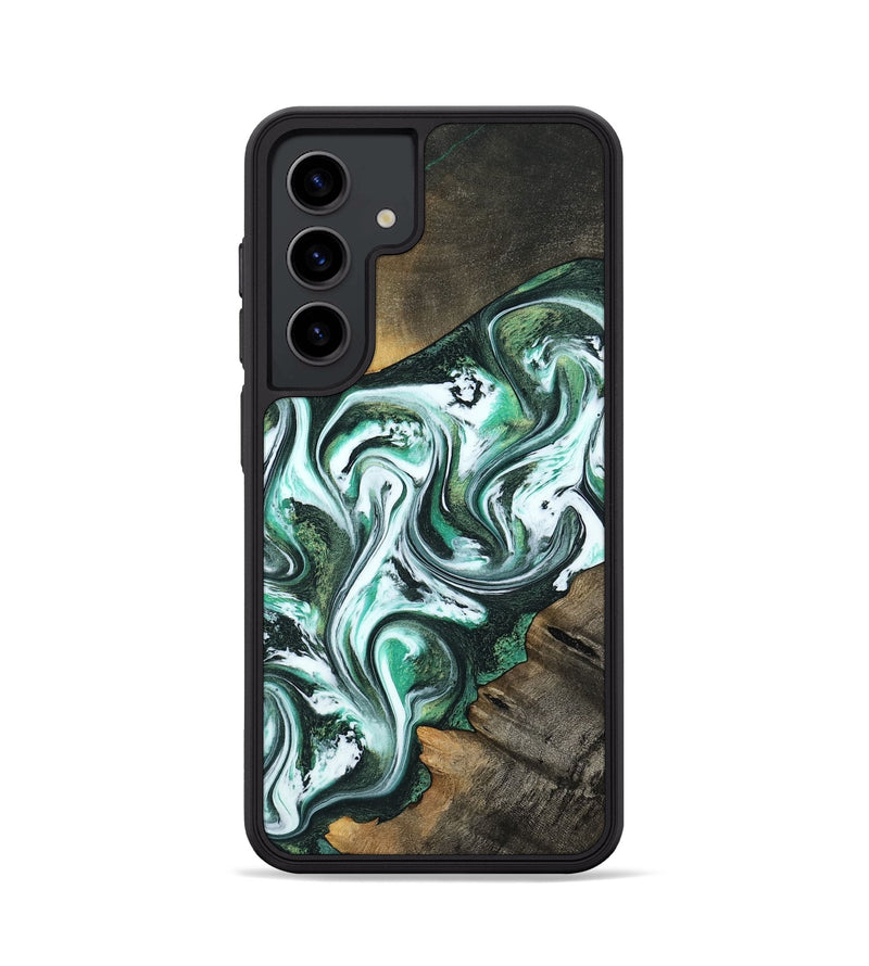 Galaxy S24 Wood Phone Case - Philip (Green, 800094)