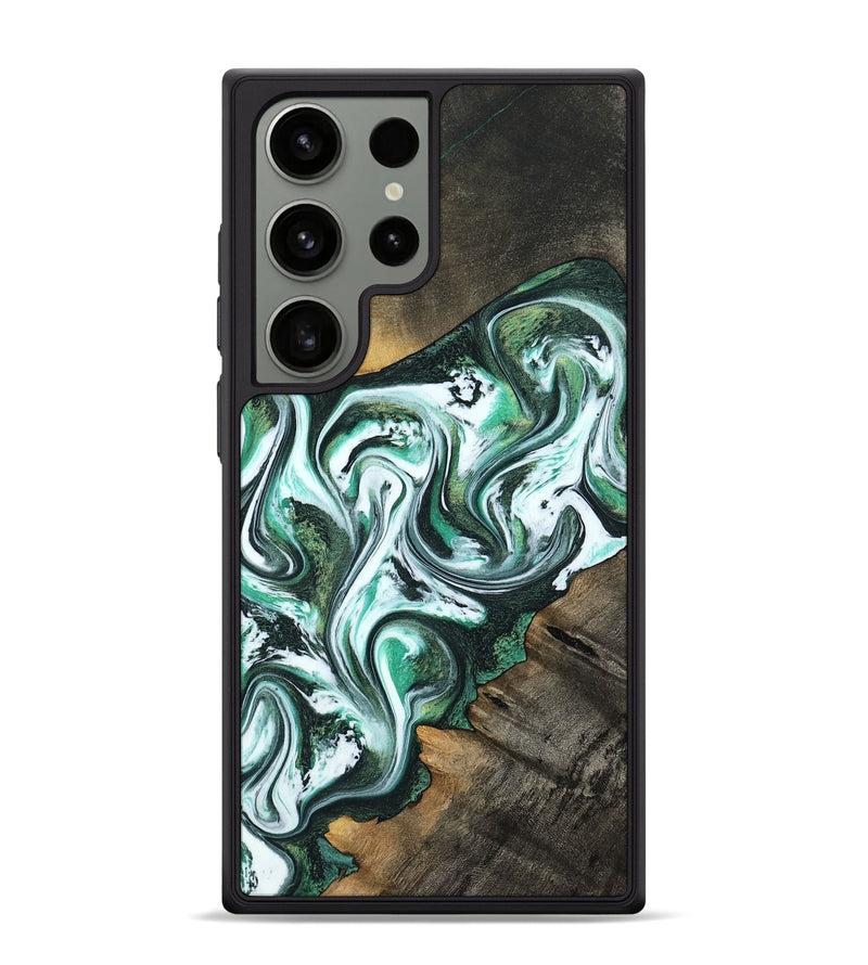 Galaxy S24 Ultra Wood Phone Case - Philip (Green, 800094)
