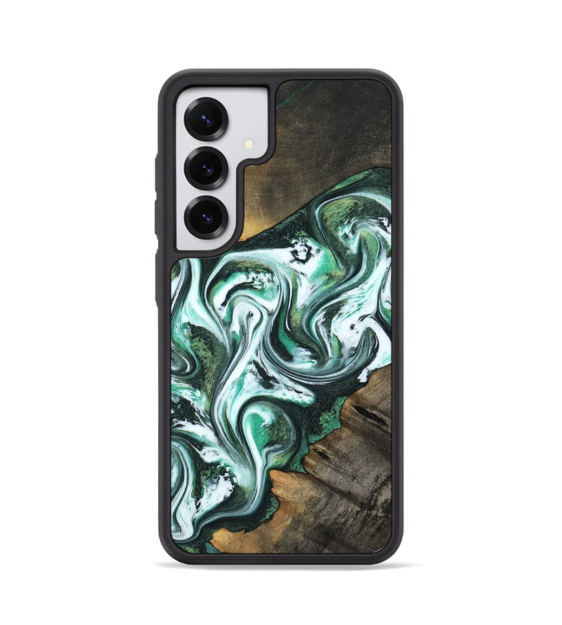 Galaxy S25 Wood Phone Case - Philip (Green, 800094)