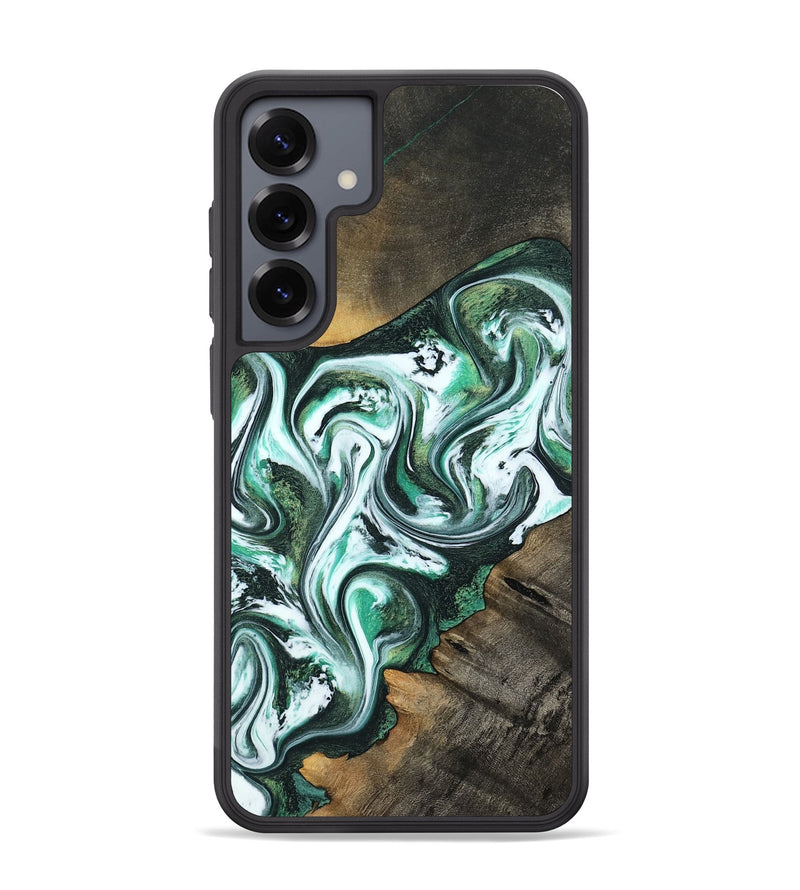 Galaxy S25 Plus Wood Phone Case - Philip (Green, 800094)