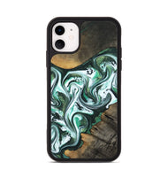 iPhone 11 Wood Phone Case - Philip (Green, 800094)