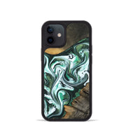 iPhone 12 mini Wood Phone Case - Philip (Green, 800094)