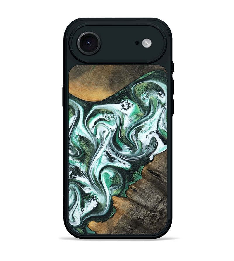 iPhone 17 Air Wood Phone Case - Philip (Green, 800094)