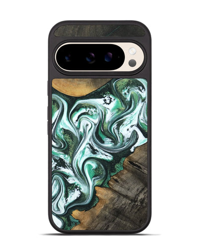 Pixel 10 Wood Phone Case - Philip (Green, 800094)